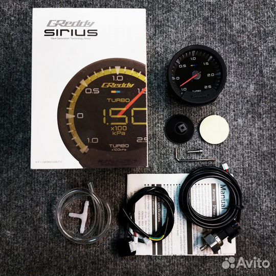 Датчик Greddy Sirius style - Давление турбины (Boo