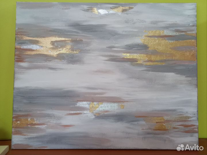 Картина абстракция акрил
