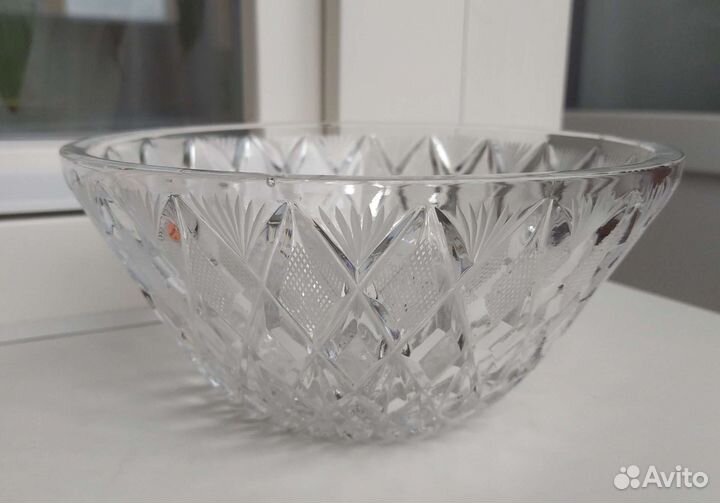 Салатница хрустальная СССР