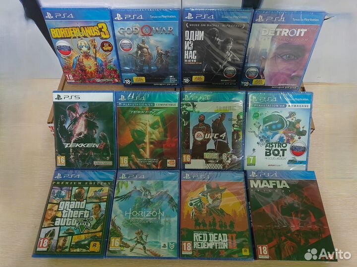 Игры Sony PS4 PS5, диски и подписки