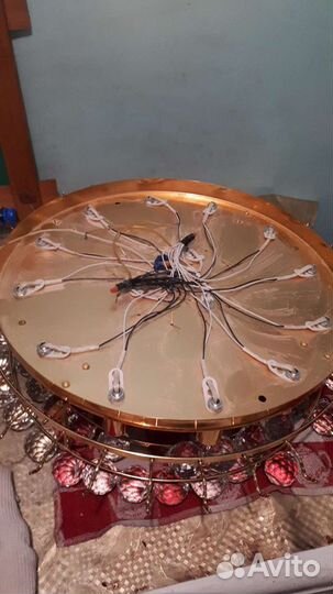 Люстра хрустальная потолочная