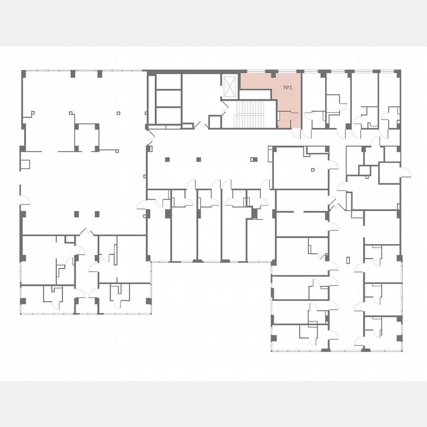 1-к. апартаменты, 22,9 м², 2/13 эт.
