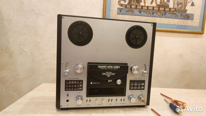 Катушечный магнитофон олимп 005