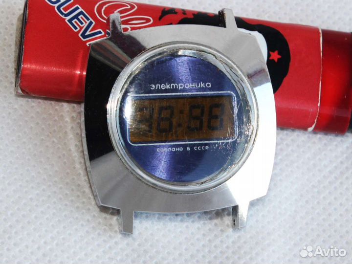 Наручные часы Электроника Б6-02 1977г СССР Редкие