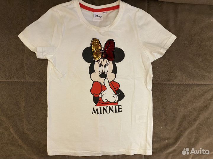 Футболка 134 размер minnie Минни