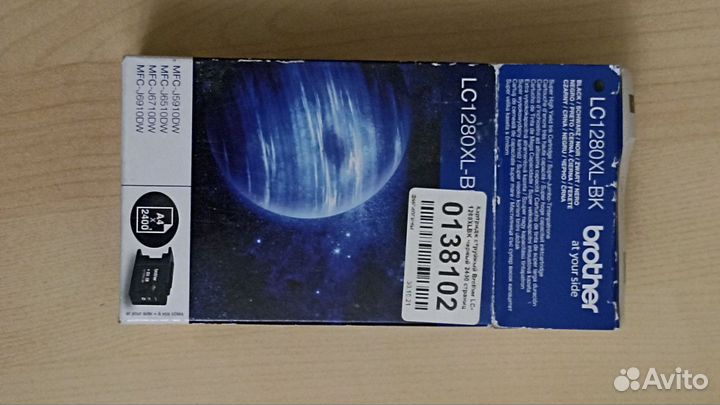 Оригинальный картридж Brother чёрный