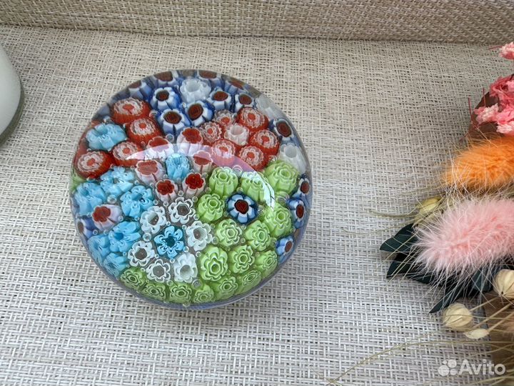 Утяжелитель для бумаги муранское стекло Италия вин