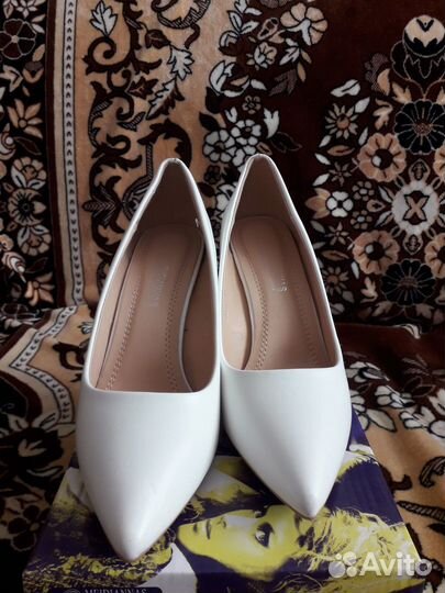 Туфли белые свадебные