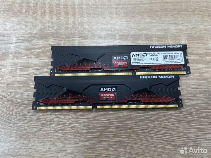 AMD Radeon DDR3 2x8Gb (Комплект)