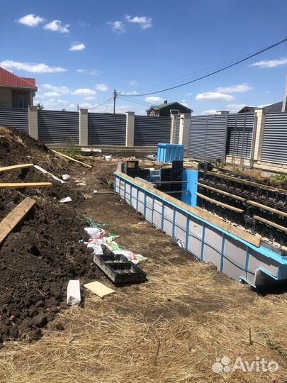 Бассейн чаша из полипропилена со ступенями 3х7