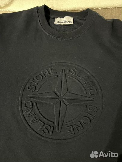 Stone island свитшот черный