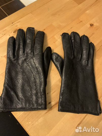 Перчатки кожаные новые