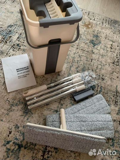 Швабра с ведром для отжима