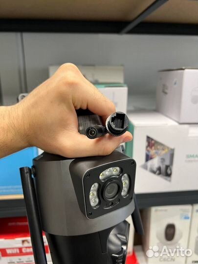 Уличная камера WiFi с мигалкой видеонаблюдения