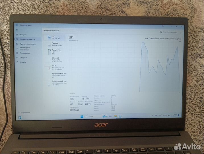 Ноутбук Acer aspire 3 A315-23