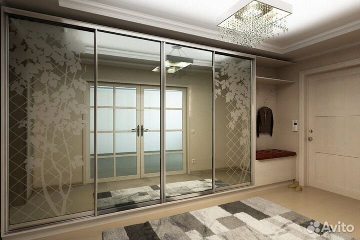 Шкаф с зеркалами