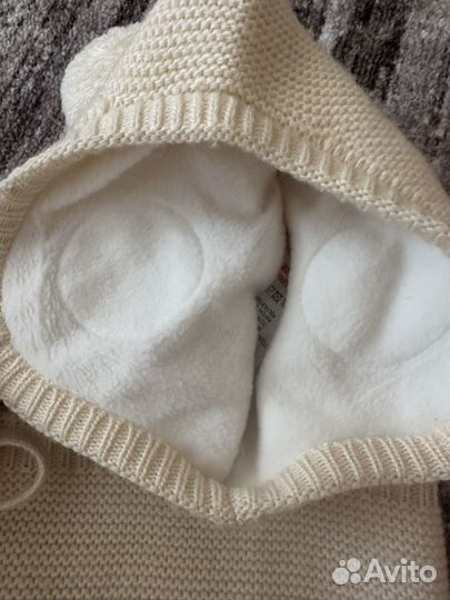 Шапка и снуд детский зима