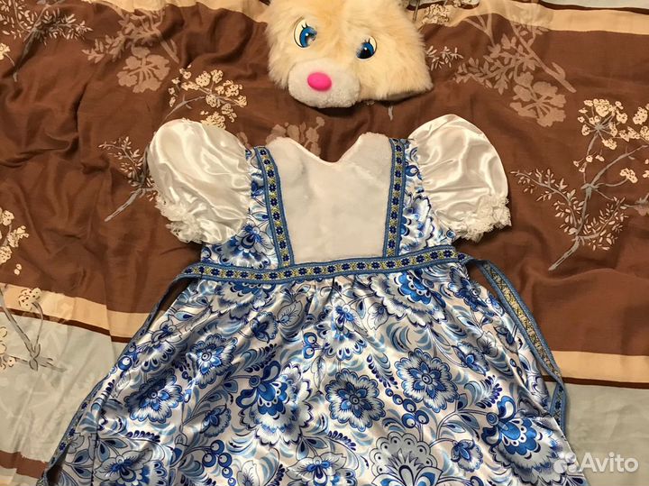 Новогодний костюм для девочки зайчик