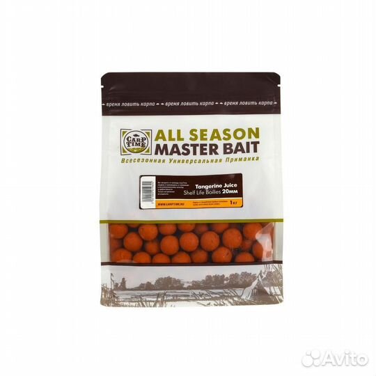 Carp Time Master Bait Бойлы Tangerine Juice Shelf