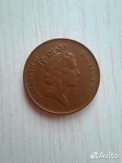 2 пенса, 1995 год