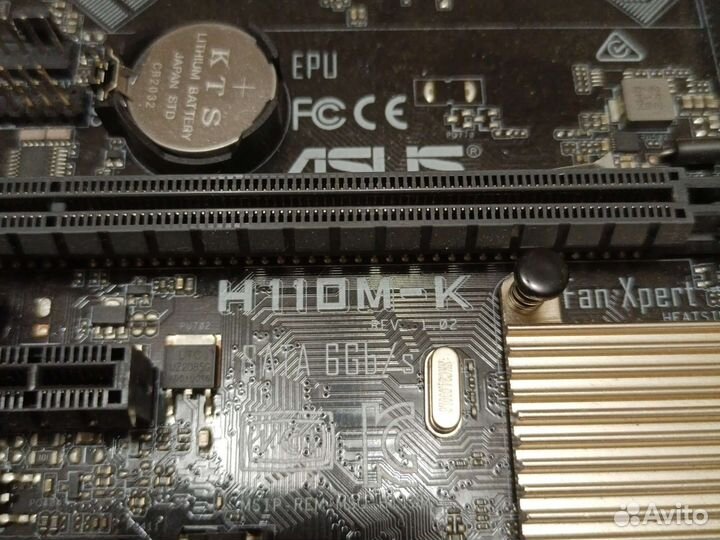 Asus H110M-K+ Core i3-7100(3.9 ггц)