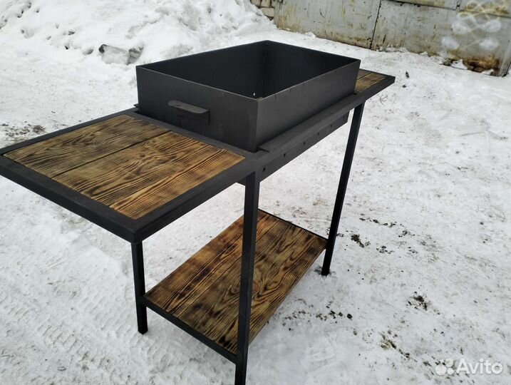 Мангал в стиле лофт