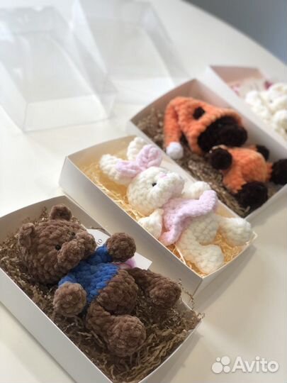 Вязанные игрушки ручной работы