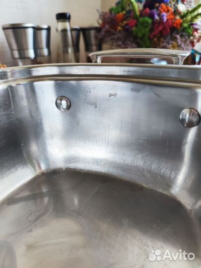 Кастрюли 2л и 3л Сталь