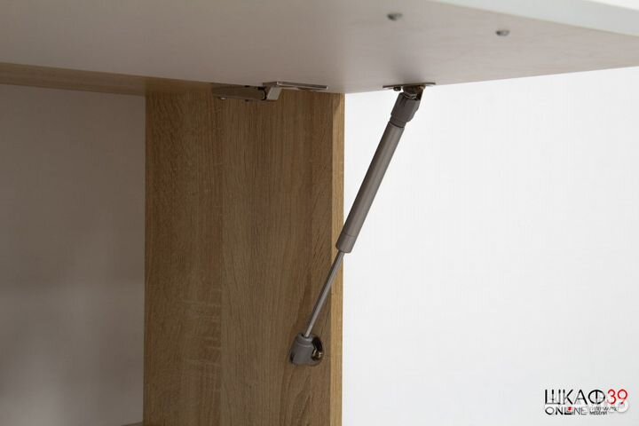 Пкс-11 Стол письменный Дуб Сонома/Белый глянец (пр