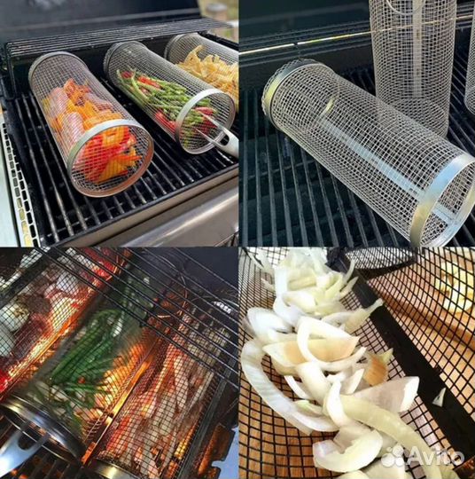 Цилиндр для гриля из нержавеюшей стали