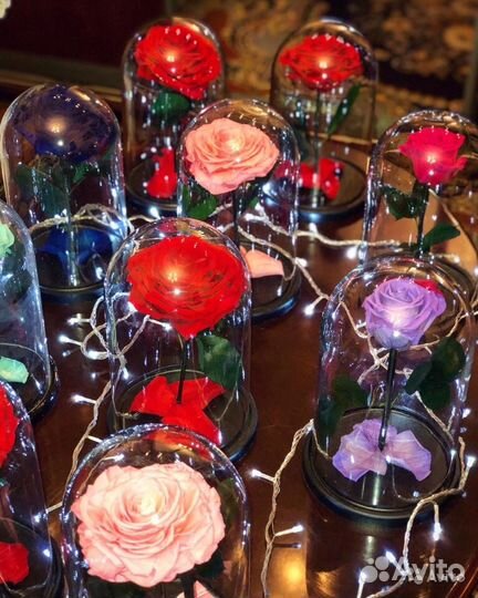 Удивительный подарок, роза в колбе