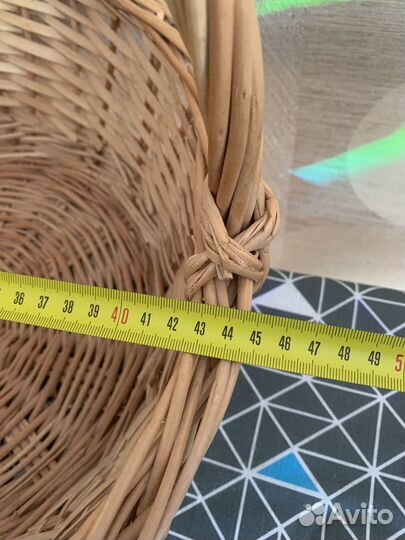 Корзина плетеная большая
