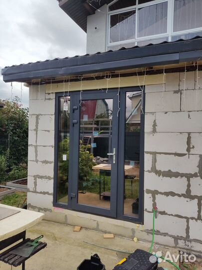 Входная группа Rehau в частный дом