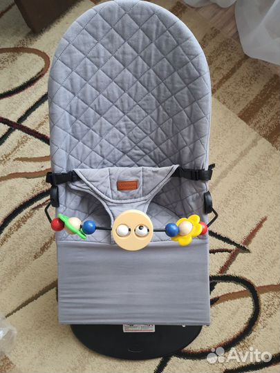 Кресло-шезлонг luxmom+развивающий коврик leader k