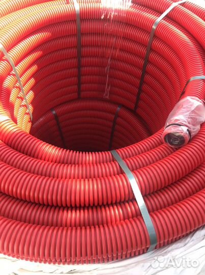 Труба двустенная гофрированная