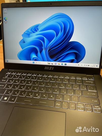 Ноутбук msi modern 14