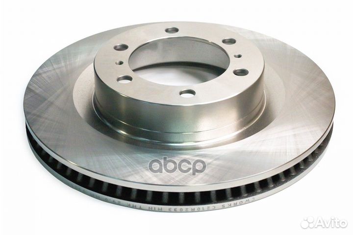 Диск тормозной передний toyota LC Prado J150 09