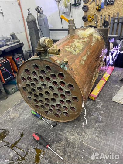 Ремонт калорифера. Пайка меди алюминия, латуни