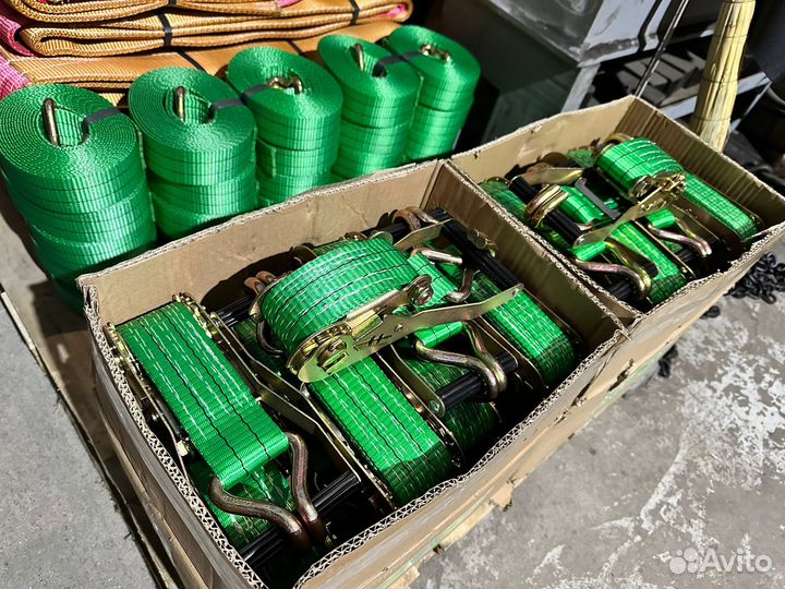 Ремень для эвакуатора с косточкой комплект +крюк