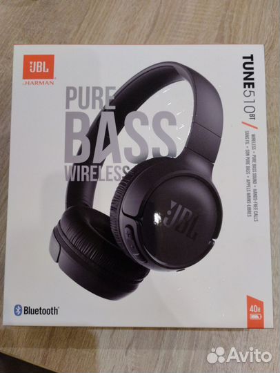 Беспроводные наушники jbl tune 510bt