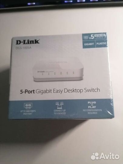 Коммутатор гигабитный D-Link DGS-1005A