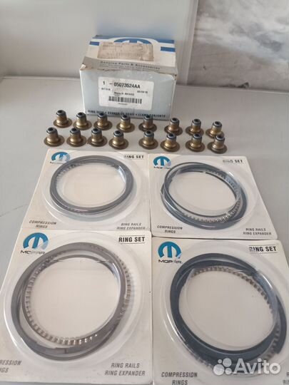 Кольца поршневые, Dodge, Chrysler