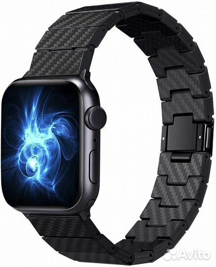 Премиум карбоновый ремешок для Apple Watch Series