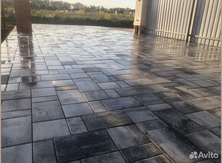 Тротуарная плитка Новый город осень от 120 м2