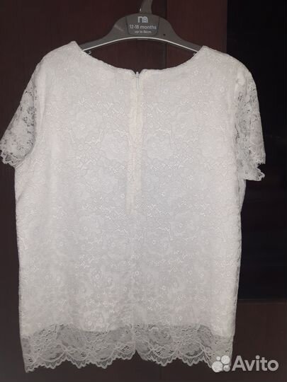 Белая блузка для девочки. O'Stin (140 размер)
