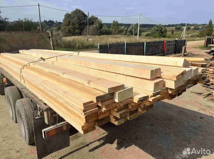 Брус обрезной 50х100