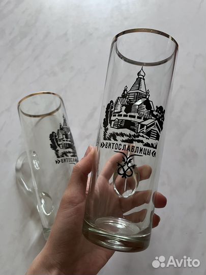 Стаканы пивные СССР / бокалы высокие