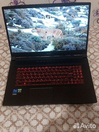 Игровой ноутбук msi 17.3 3070ti