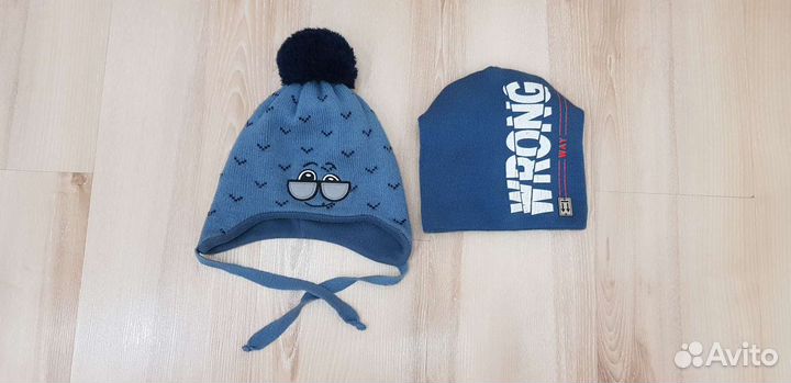 Шапки для мальчика, р. 48-50