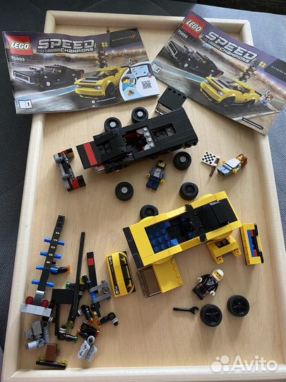 Lego две гоночные тачки